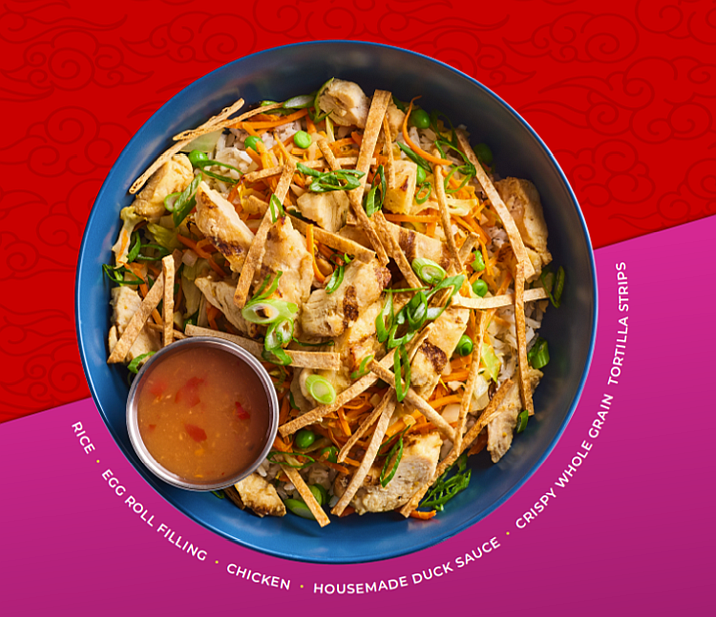 eggroll in a bowl - aramark